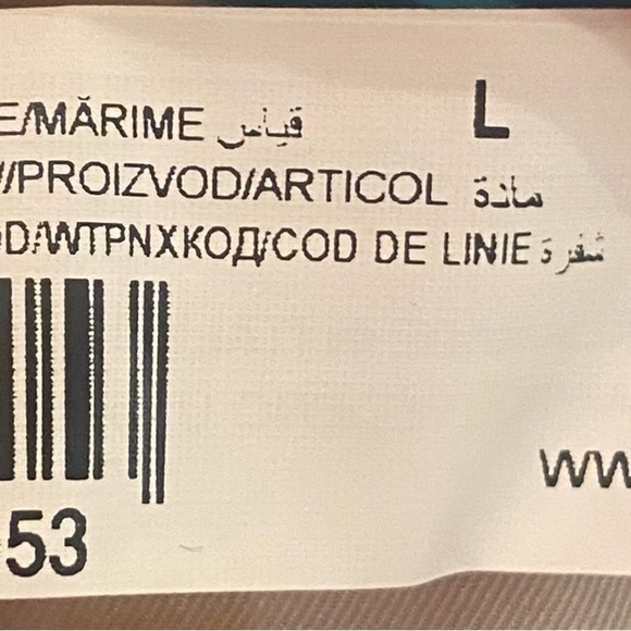 Piazza Italia Woman’s Striped Dresss Size Large Elastic Waist with Belt Tie New - Picture 5 of 7